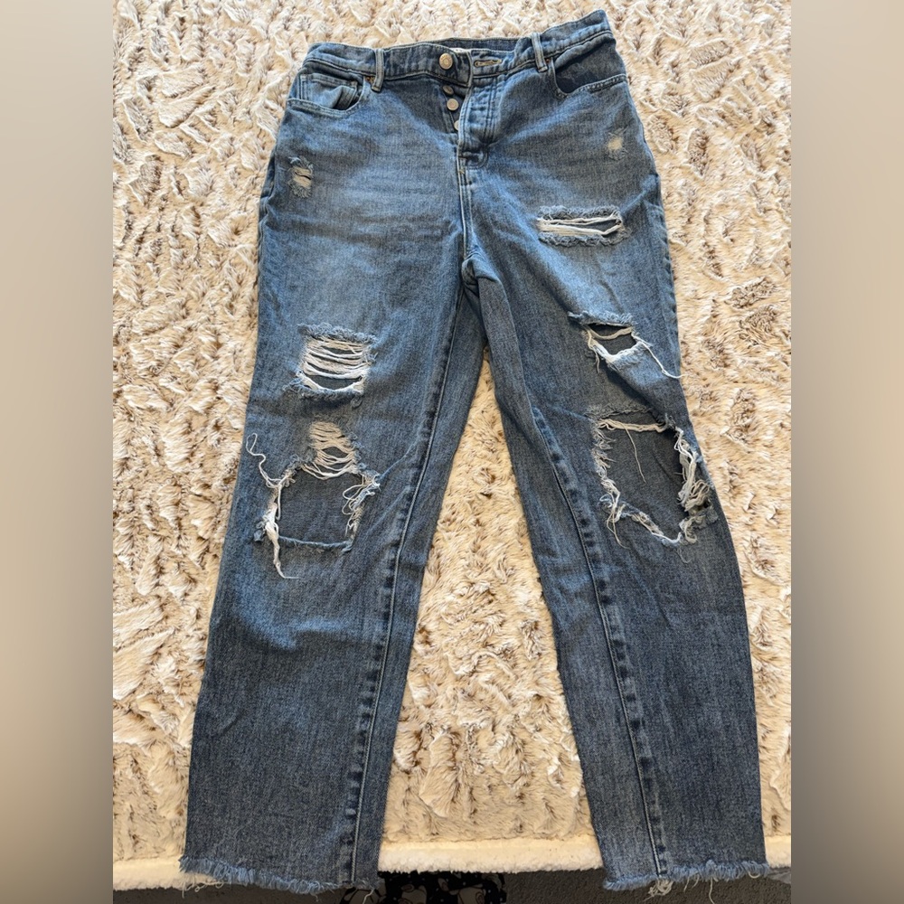 Pac Sun Distressed Blue Jeans